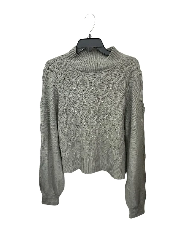 Sweater By Clothes Mentor In Grey, Size: Xl