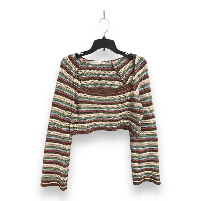 Sweater By Altard State In Striped Pattern, Size: M