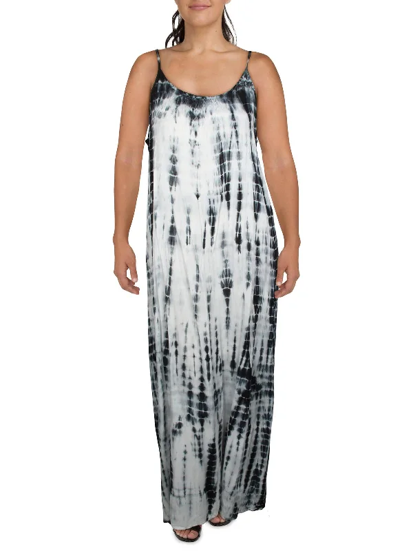 Womens Tie Dye Summer Maxi Dress