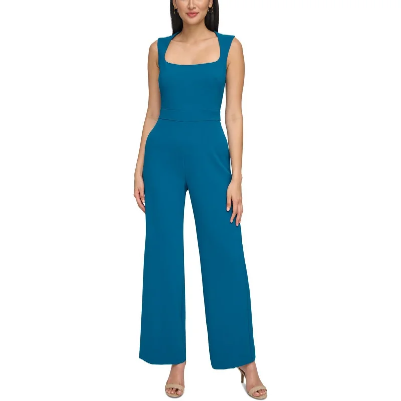 Vince Camuto Womens Open Back Stretch Jumpsuit