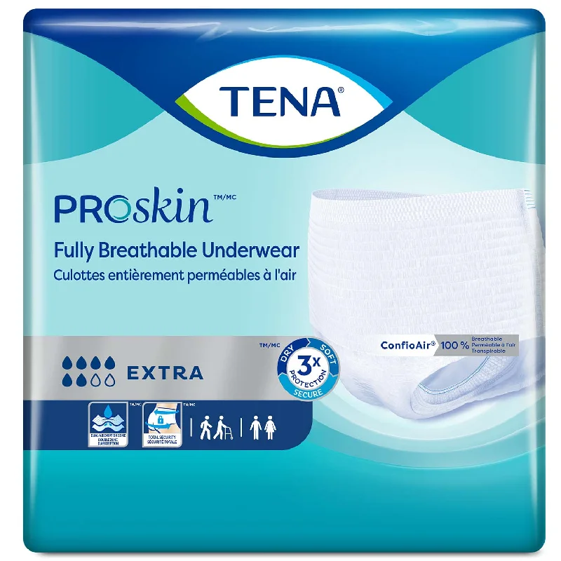 TENA ProSkin Extra Protective Incontinence Underwear 68"- 80", Moderate Absorbency, Unisex, 2X-Large