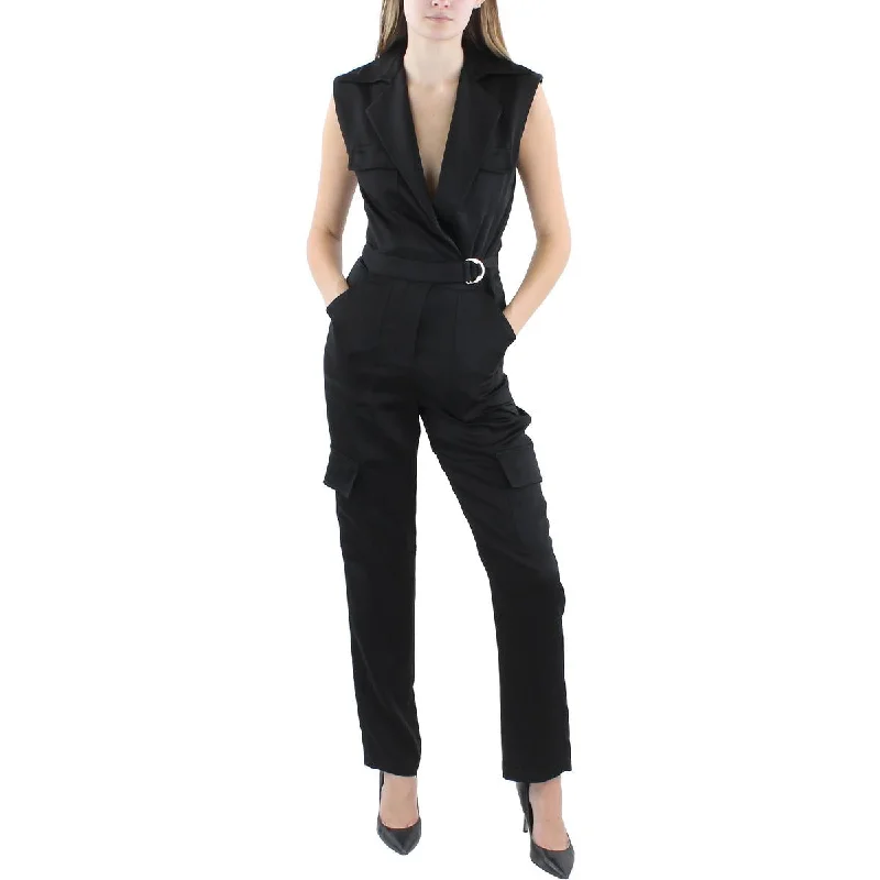 SIMKHAI Womens V-Neck  Jumpsuit