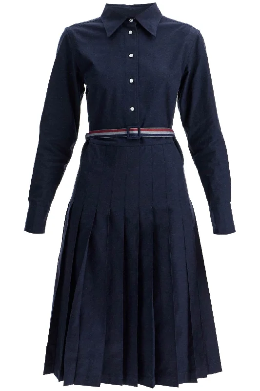 Thom e Women's Midi Shirt Dress With Belt