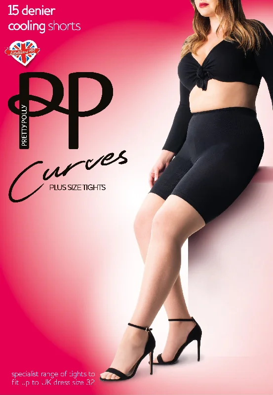 Pretty Polly Curves Cooling Shorts Long Line knickers Plus Sizes