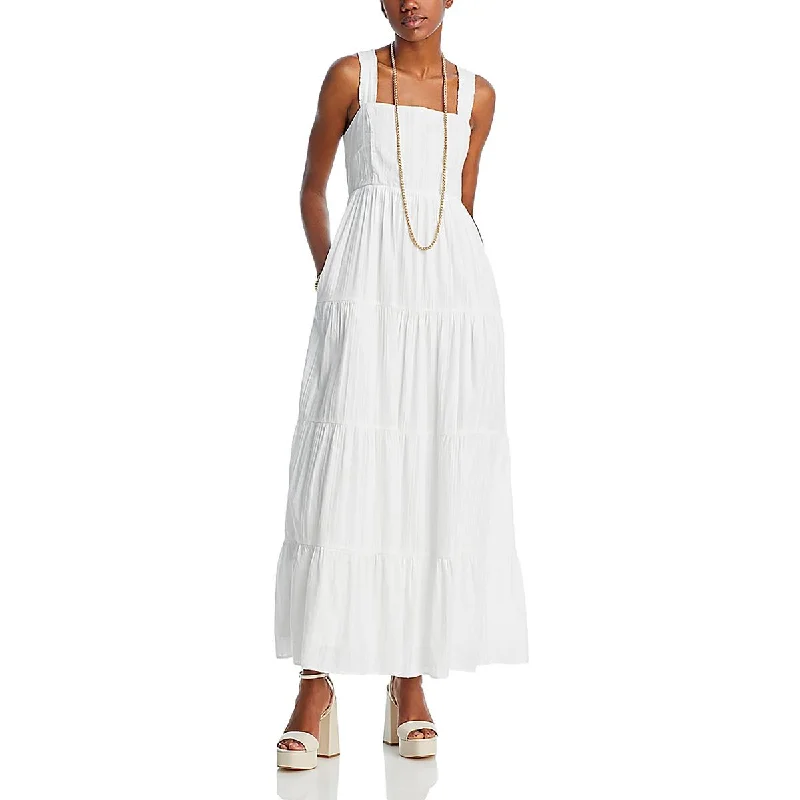 Womens Tiered Layered Maxi Dress