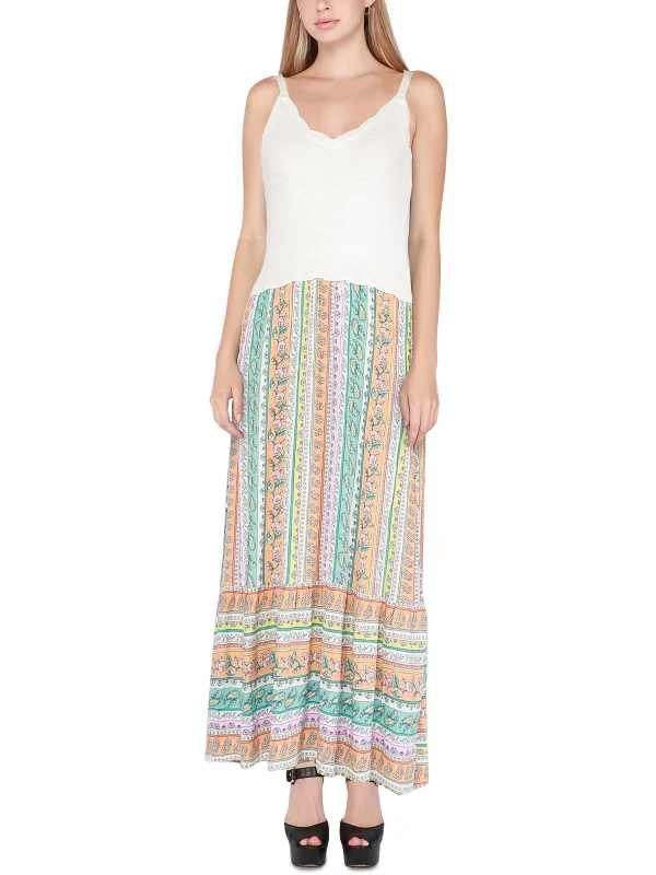 Womens Printed Long Sundress