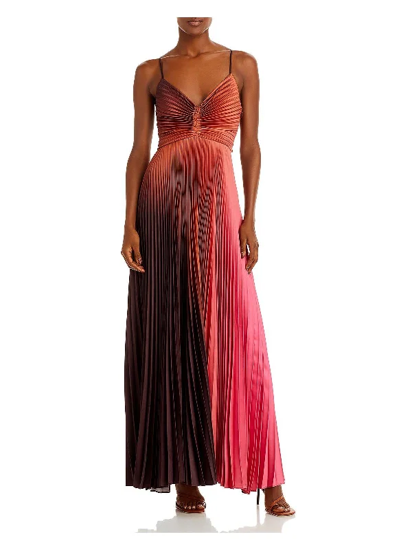 Womens Ombre Open Back Maxi Dress