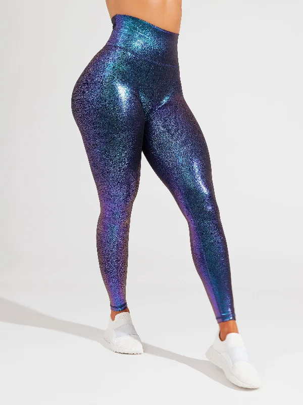 Rebel Legging - Mood Ring Holographic