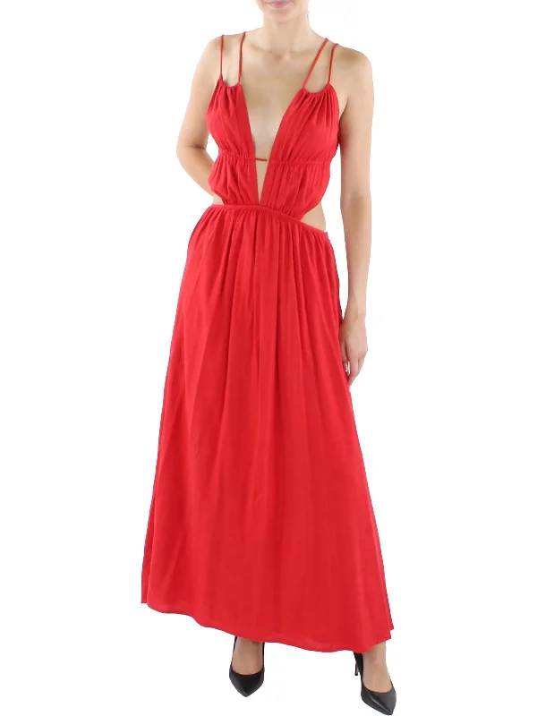 Womens Cutout Long Maxi Dress