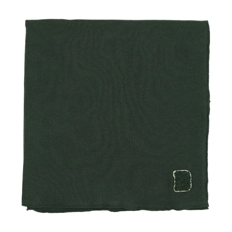 Lil Legs Ribbed Blanket - Green