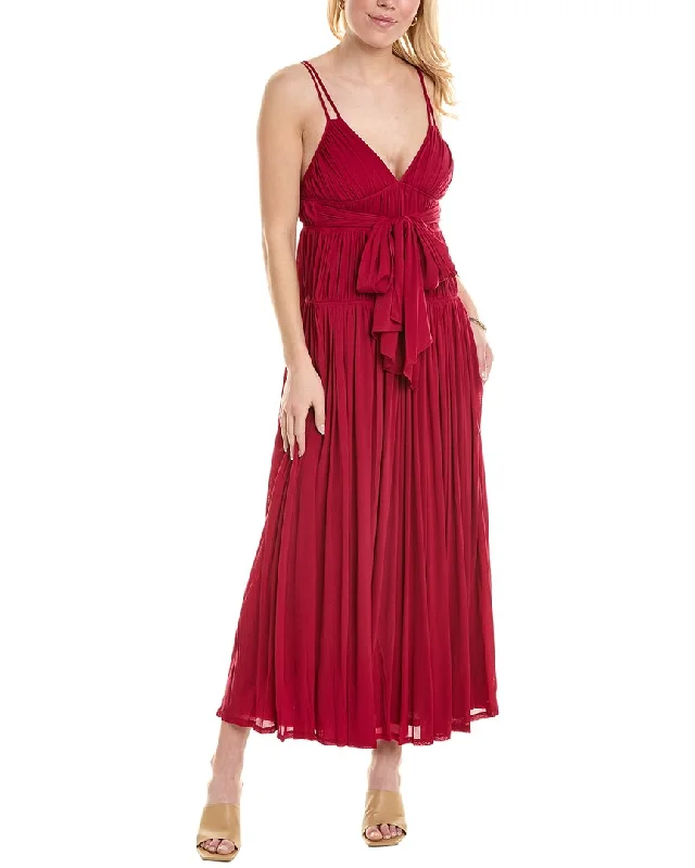 Rebecca Taylor Ruched Maxi Dress