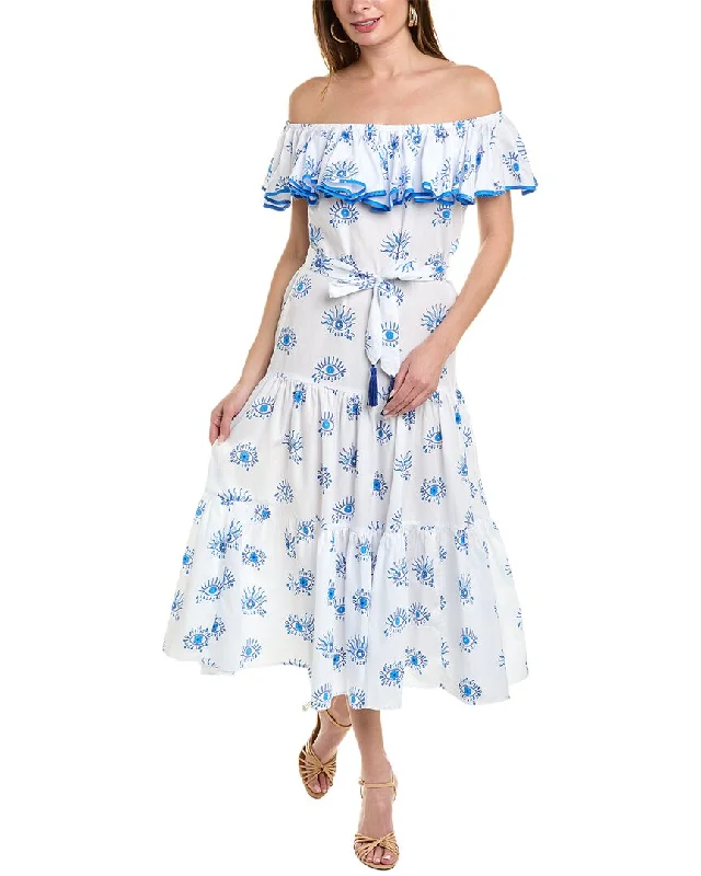 Paolita Kaleidoscope Eyes Bianca Maxi Dress