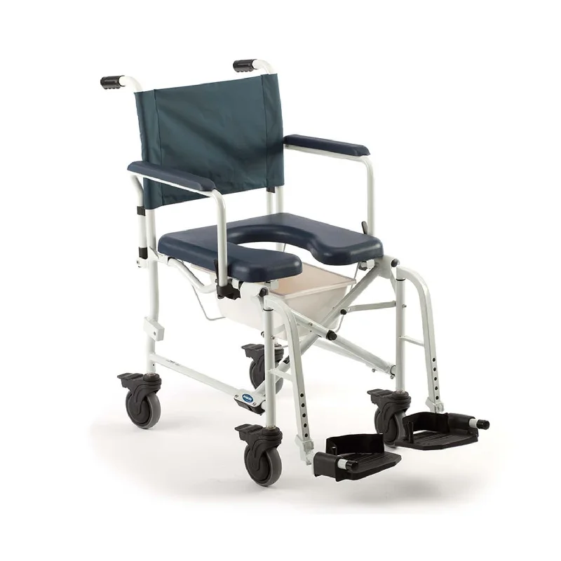 Invacare Mariner Rolling Shower Wheelchair with Commode