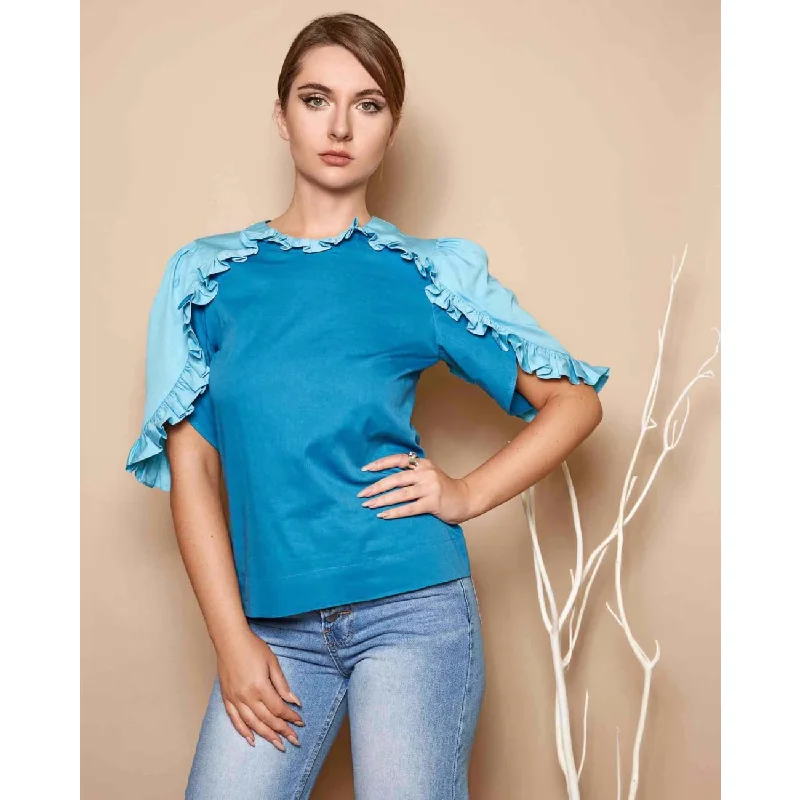 Zaza Blue Top