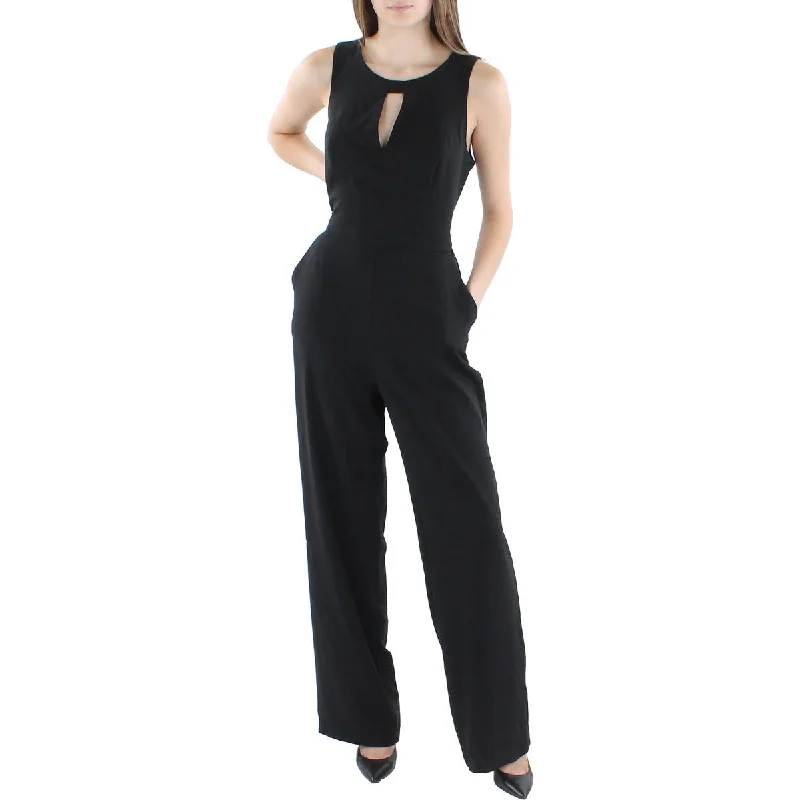 BCBG Max Azria Women's Sleeveless Keyhole Jumpsuit