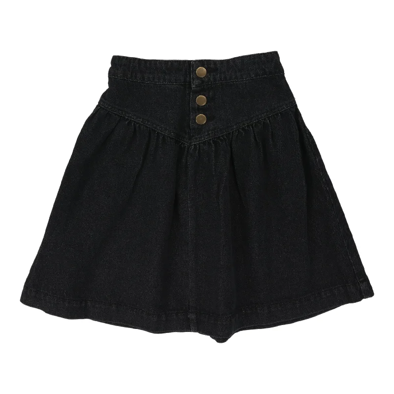 Analogie Denim Skirt - Black