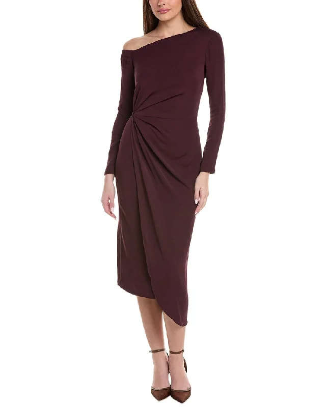 Reiss Nadia One-Shoulder Midi Dress