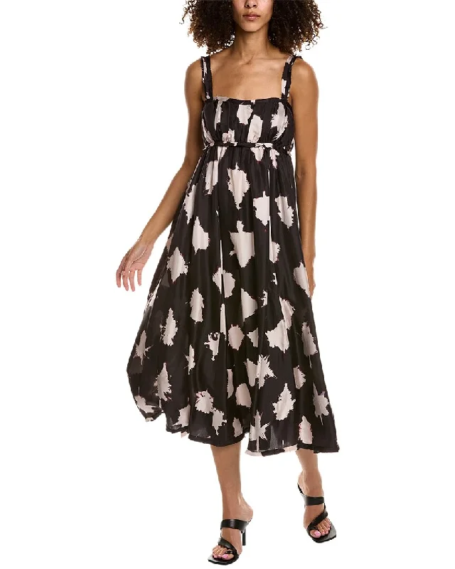 Ulla Johnson Penelope Silk Midi Dress