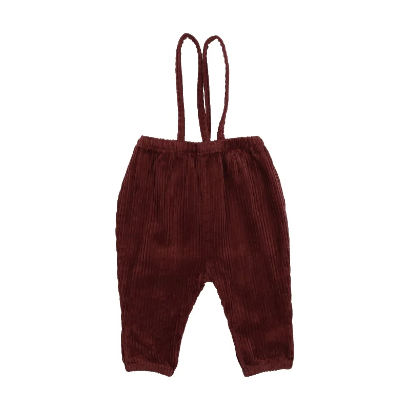 Analogie Corduroy Bubble Pants - Burgundy