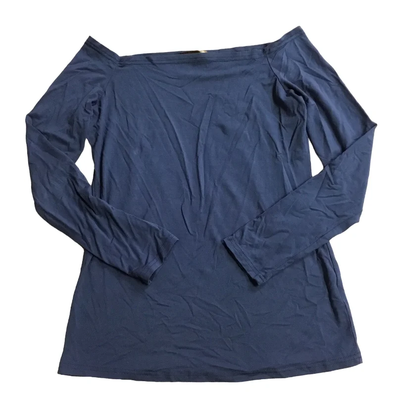 Top Long Sleeve Basic By Clothes Mentor In Blue, Size: S