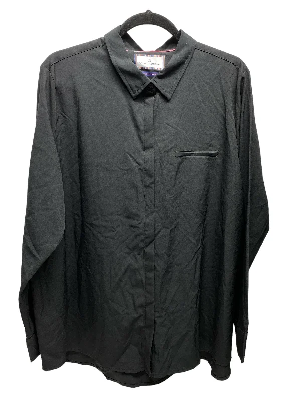 Top Long Sleeve By Clothes Mentor In Black, Size: Xl