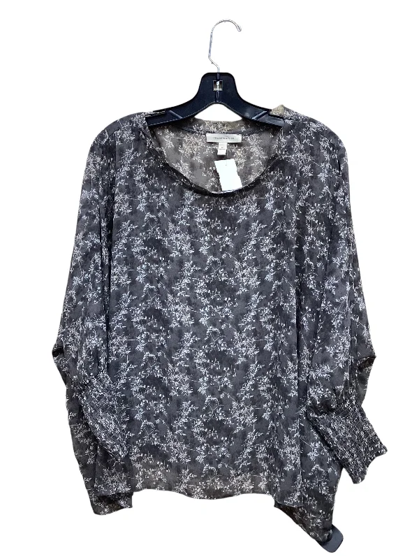 Top Long Sleeve By Clothes Mentor In Floral Print, Size: M