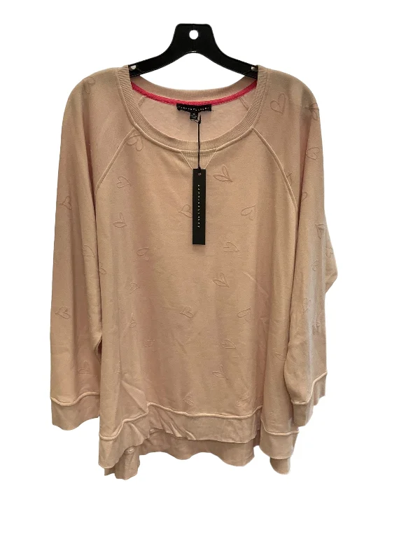 Top Long Sleeve By Jane And Delancey In Pink, Size: 24