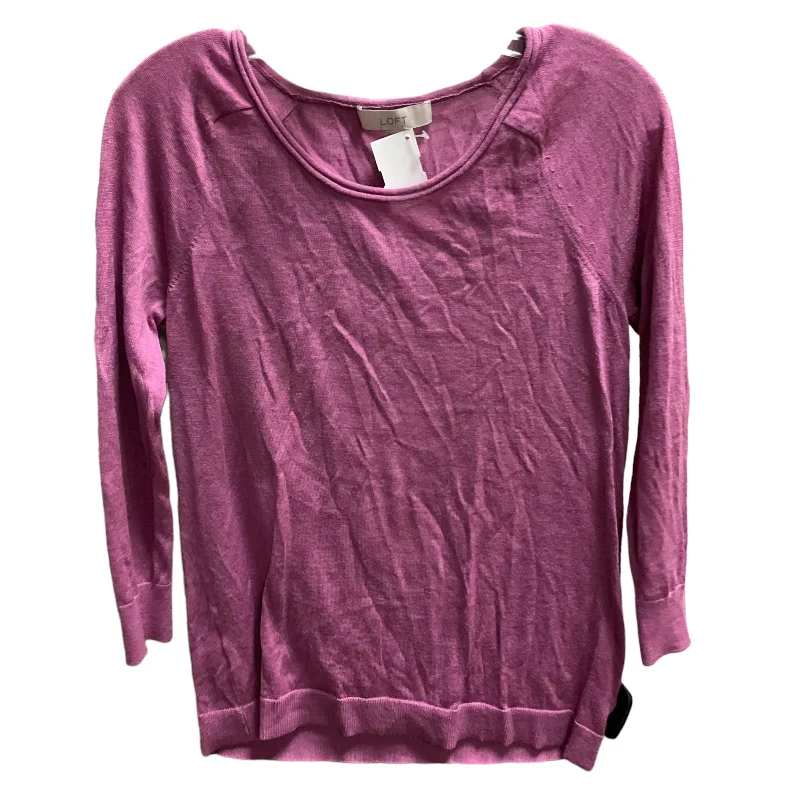 Top Long Sleeve By Loft In Rose, Size: M