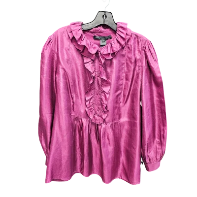 Top Long Sleeve Designer By Marc By Marc Jacobs In Purple, Size: 12